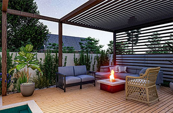Aluminium pergola works